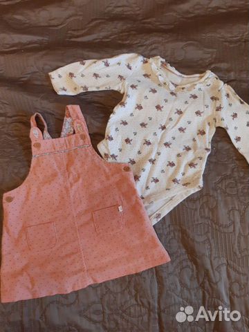Костюм сарафан+боди mothercare 68-74 р-р