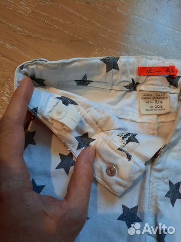 Детские джинсы Zara для девочки р.104 на 3-4 года