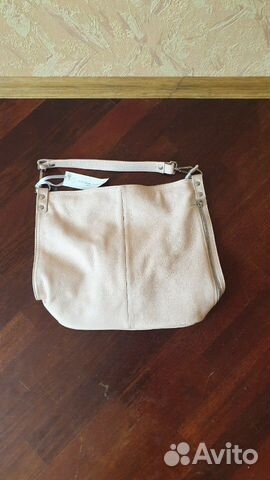 Сумка женская,кожаная.Цвет розово пудровый,цена 56