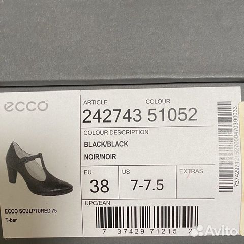 Туфли Ecco новые 38 размер Туфли Ecco новые 38 размер