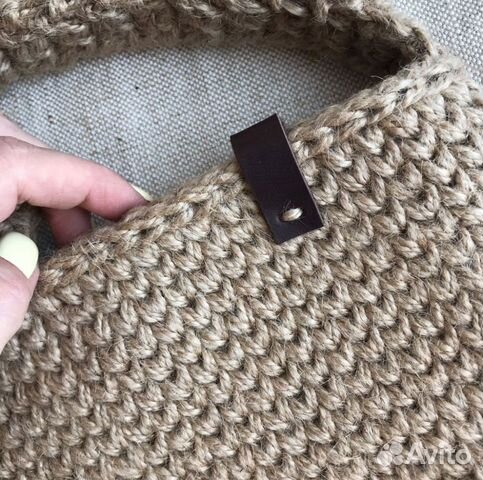 Сумка новая из джута кросс боди Сумка новая из джута кросс боди