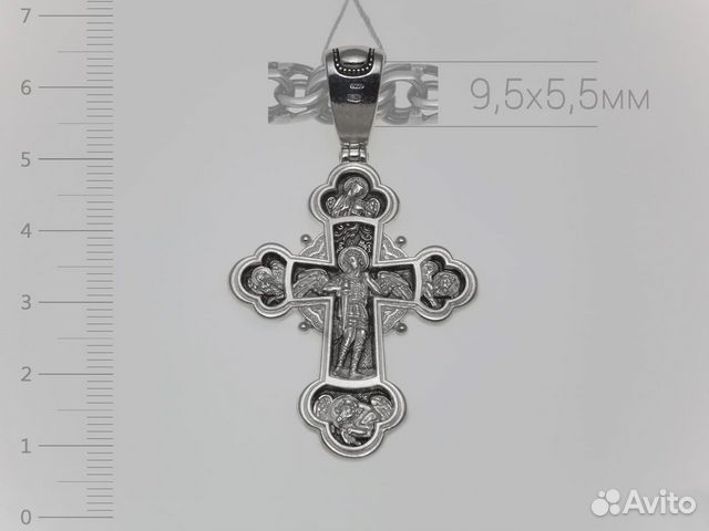 01. Нательный авторский серебряный крест 01. Нательный авторский серебряный крест