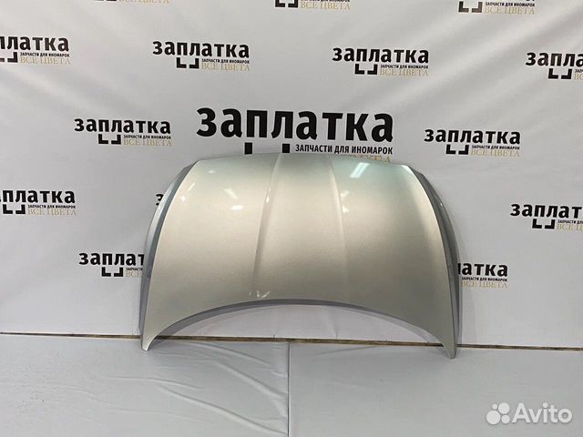Капот новый Хендай Солярис Серебристый