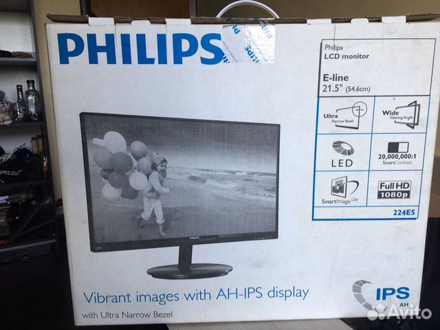 Монитор Philips 224E 21.5