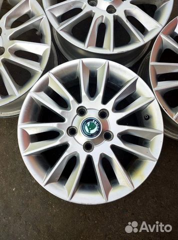Диски бу литые R15 C на Skoda