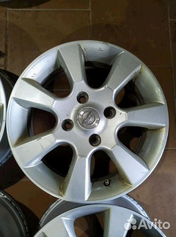 Диски бу литые R15 LU на Nissan