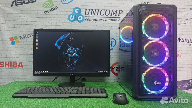 Топовый пк I5-9600K/ 16Gb/ SSD+HDD/ GTX1070 8Gb Топовый пк I5-9600K/ 16Gb/ SSD+HDD/ GTX1070 8Gb
