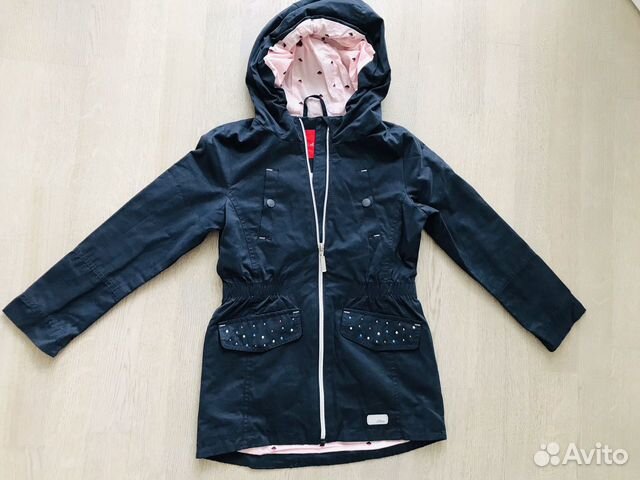 Парка для девочки 122-128 со стразами SOliver Парка для девочки 122-128 со стразами SOliver