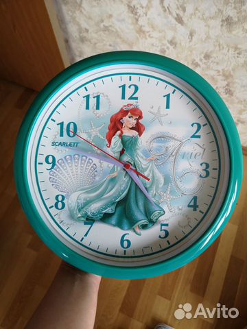 Часы настенные Disney Ариэль (новые) Часы настенные Disney Ариэль (новые)