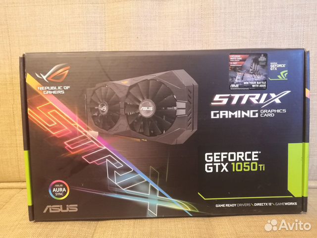 Видеокарта asus GeForce GTX 1050 Ti 4GB Видеокарта asus GeForce GTX 1050 Ti 4GB