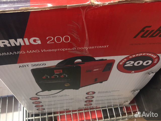 Инверторный Полуавтомат сварочный Fubag 200