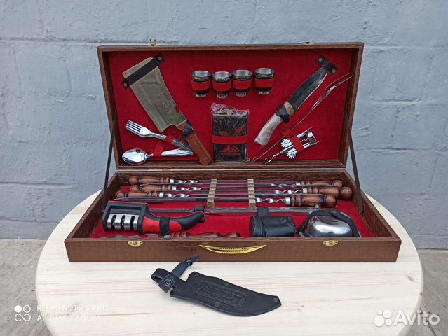 Набор шампуров подарочный 