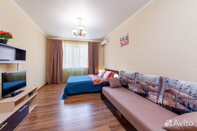 

1-к. квартира, 40 м², 2 кровати