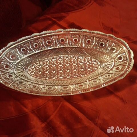 Хрустальная селедочница