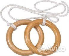 Кольца гимнастические деревянные