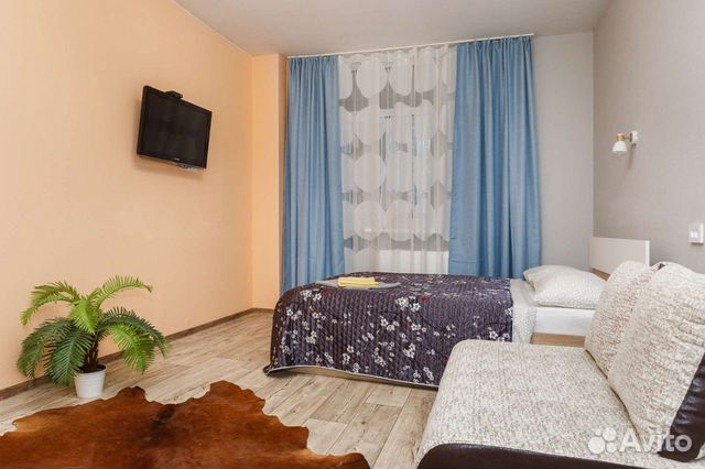 

Квартира-студия, 25 м², 2 кровати
