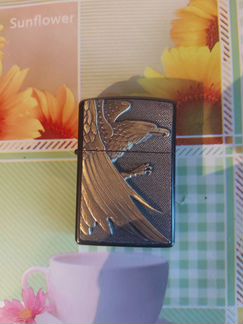 Бензиновая зажигалка с орлом earth star smoking SE
