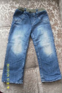 Джинсы на флисовой подкладке