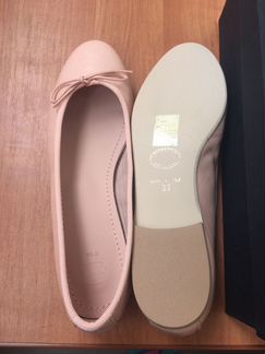 Балетки бежевые новые нат кожа 37 раз., Италия
