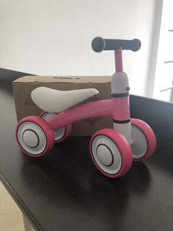 Беговел каталка EcoBalance Baby розовый новый