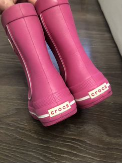 Сапоги crocs для девочки