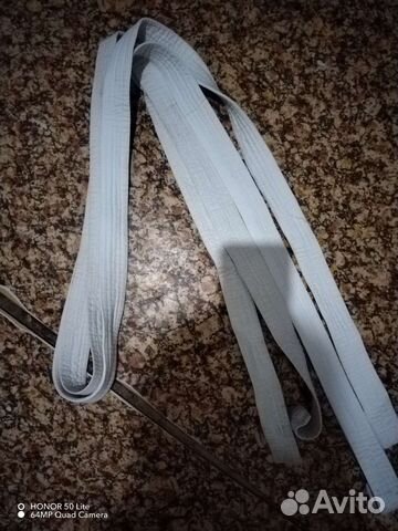 Белый пояс для тхэквондо