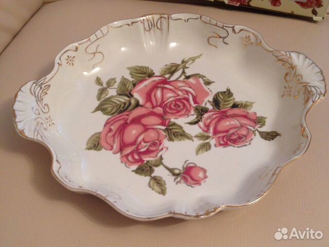 Блюдо фаянс 34/30/5 см