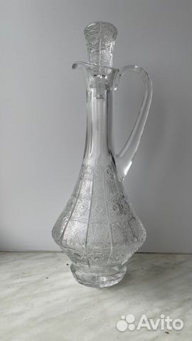 Графин хрустальный чср 70-х годов. Богемия