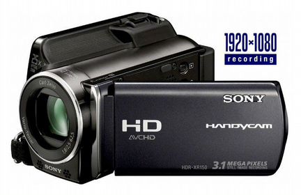 Цифровая видеокамера sony HDR-XR150E