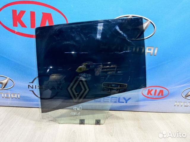 Стекло боковое двери Renault sandero Лев
