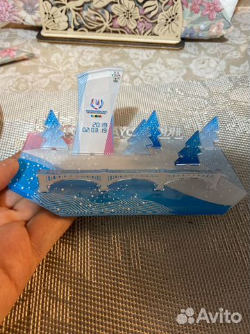 Сувенир Часы отсчета до Зимней универсиады 2019 го