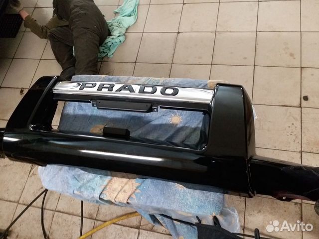 Задний бампер прадо 120