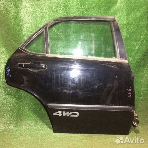 Дверь задняя правая Honda Torneo CF3 Черная царапи