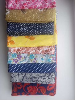 Ткани СССР ситец плотный