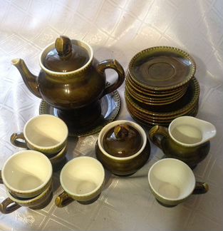 Сервиз кофейный зик Майолика Конаково