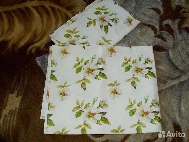 Новые простыни бязь в детскую кроватку 140Х110см