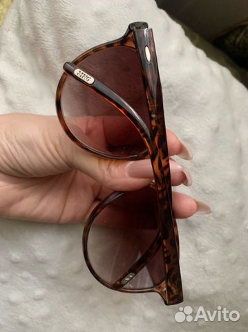 Очки mango леопард коричневые