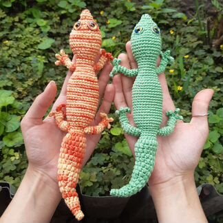 Гекконы новые, ручная работа