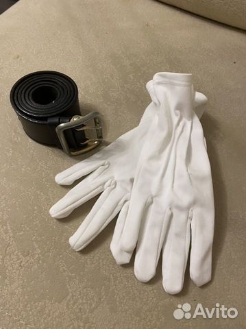 Перчатки и Портупея черная