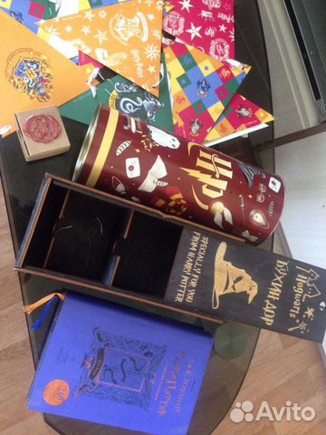 Гарри Поттер Книга, гирлянда, коробки для бокалов