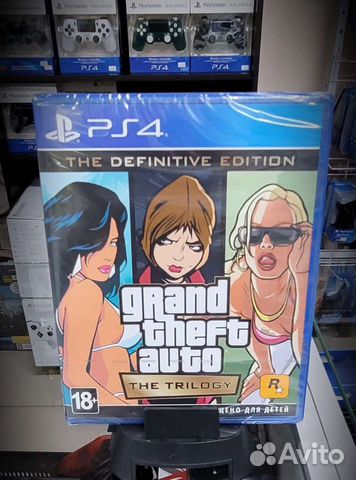 Игра на диске Gta the trilogy для PS4 Sony Playsta