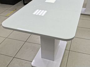 Стол обеденный раздвижной со стеклом