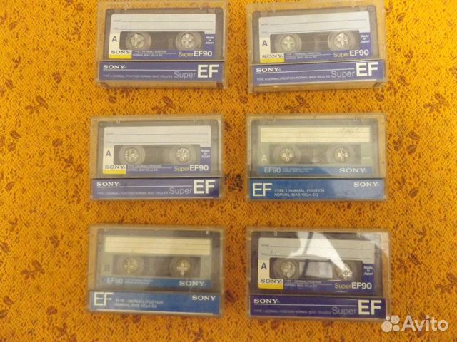 Аудиокассеты sony (Япония) с записью