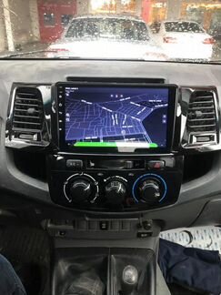 Toyota Hilux surf Fortuner Android Teyes магнитола
