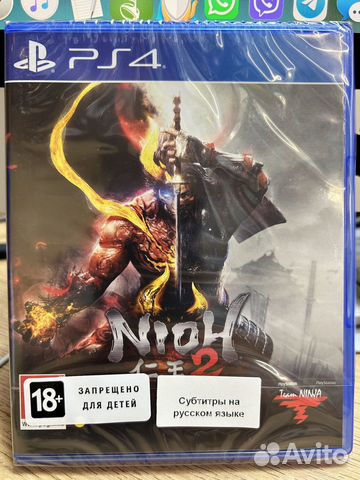 Nioh 2 диск для PS4 новый