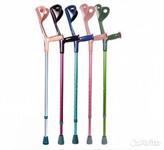 Костыли с опорой под локоть