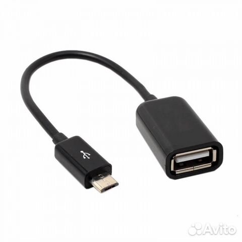 OTG-кабель USB-microUSB новый
