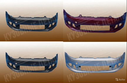 Бампер VW Polo 2015- разные цвета