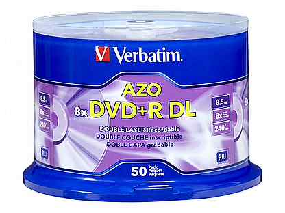Verbatim DVD+ R DL 8.5 Гб пр-во оаэ
