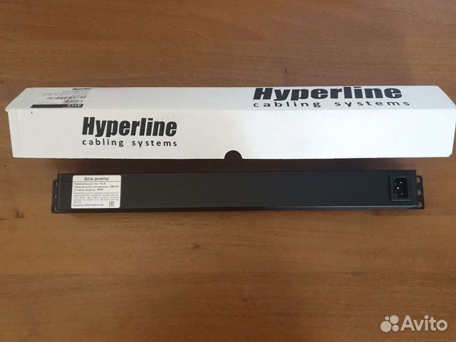 Hyperline Блок розеток в стойку 19